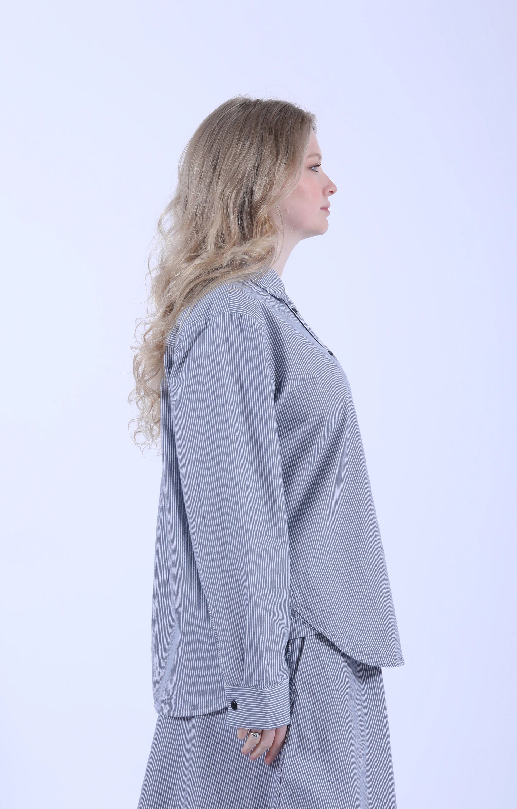 Paulina Shirt Striped Mix Blue Boy