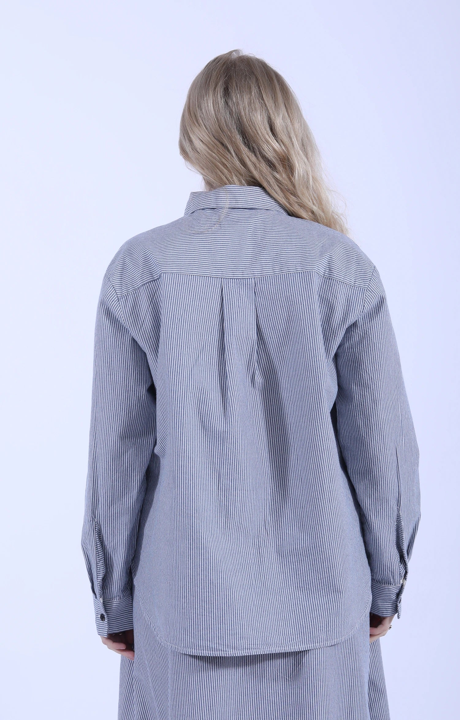 Paulina Shirt Striped Mix Blue Boy