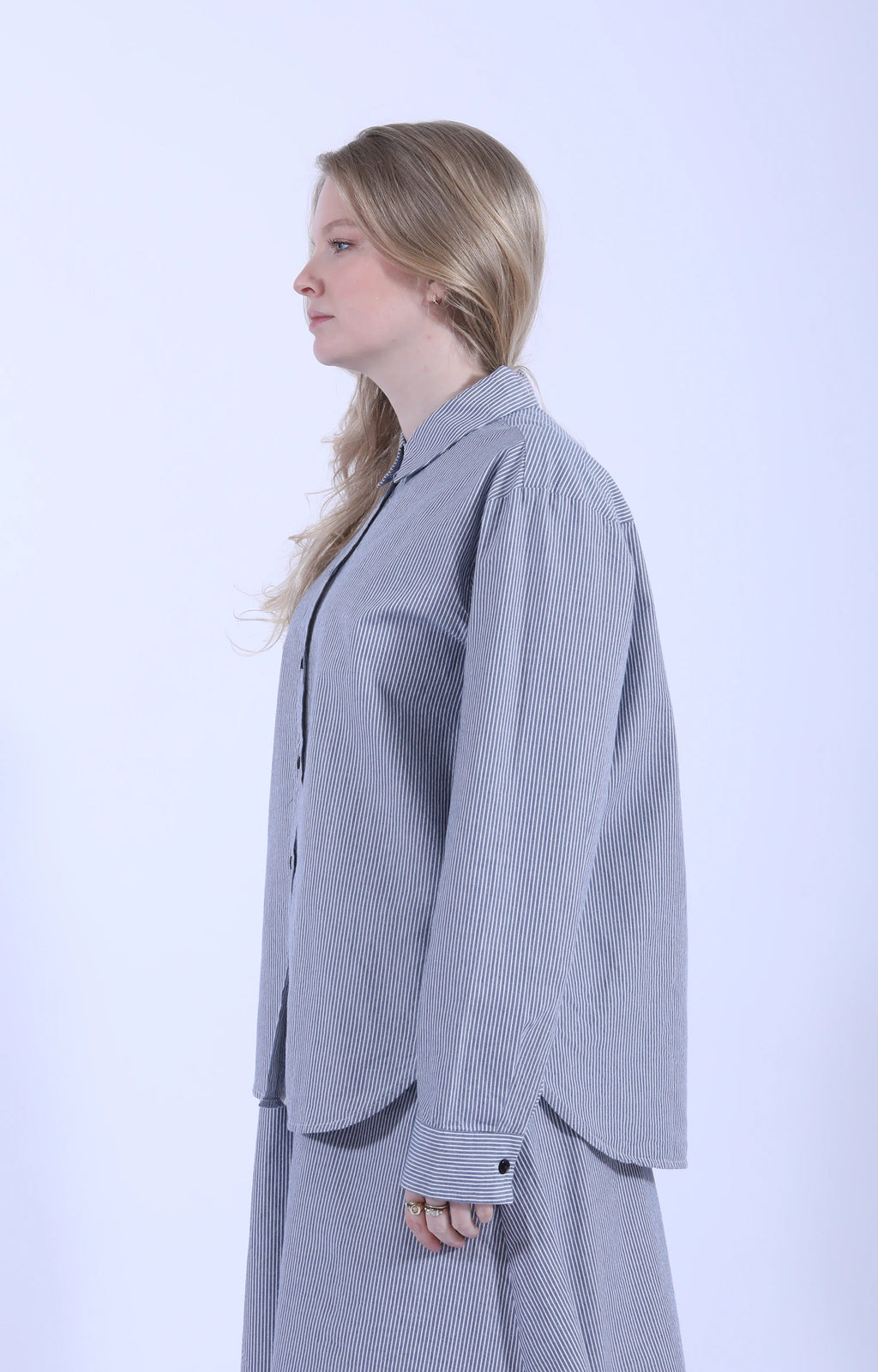 Paulina Shirt Striped Mix Blue Boy