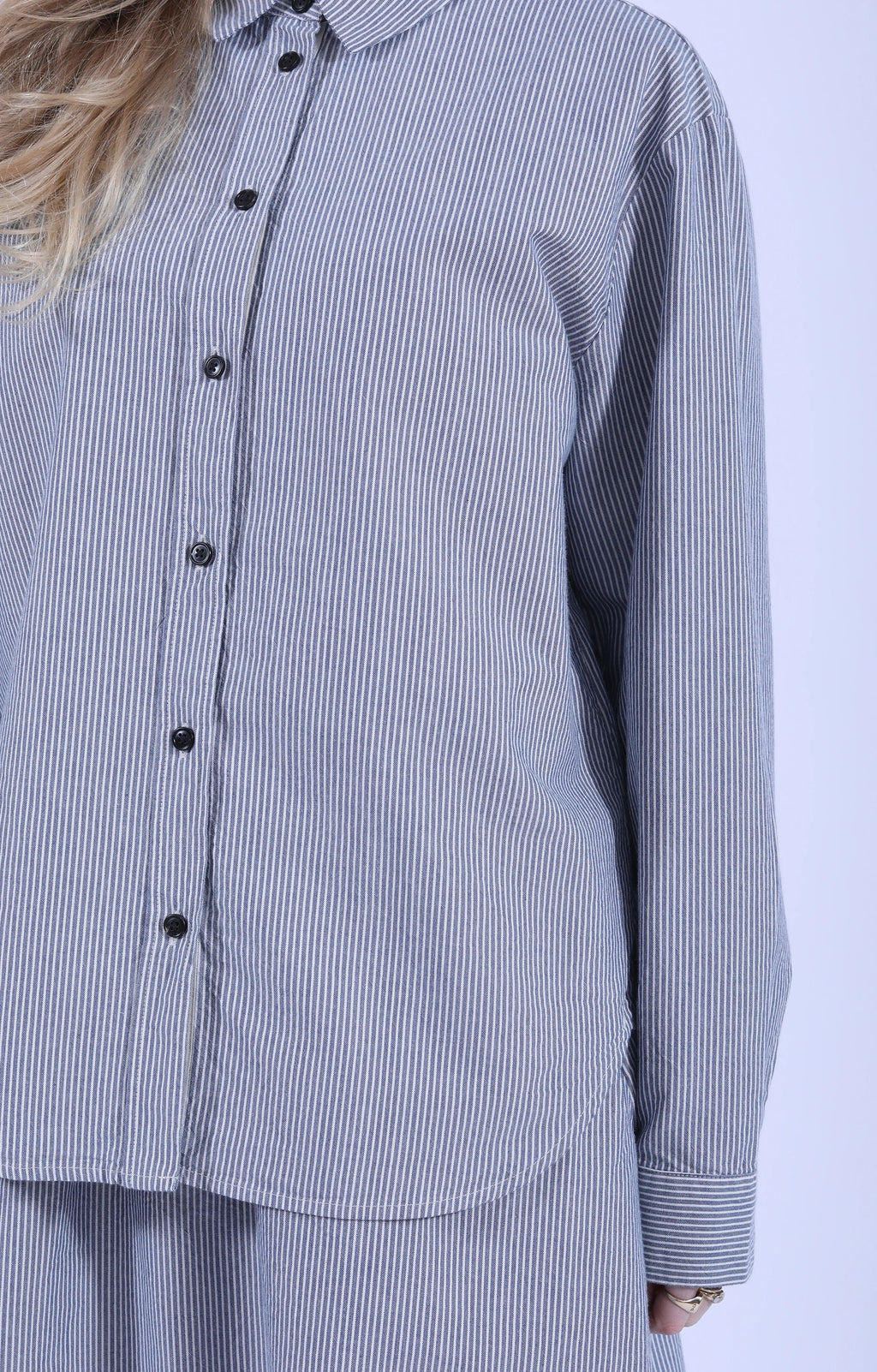 Paulina Shirt Striped Mix Blue Boy