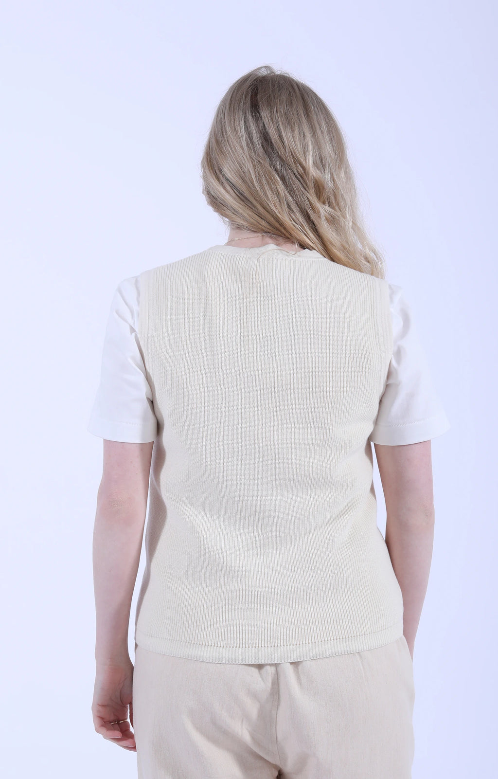 Esha Vest Pure Ecru