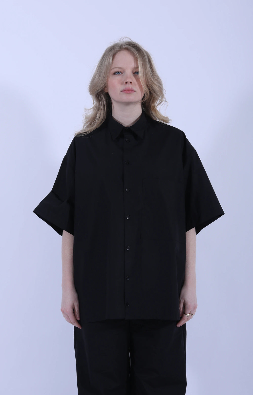 Big Dad Shirt Black Cotton