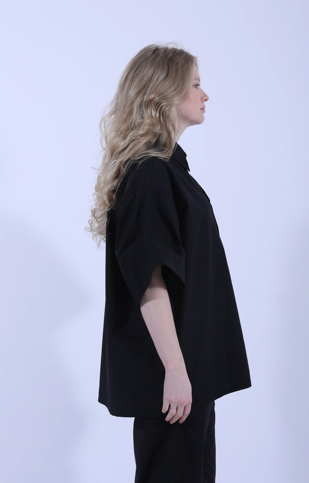 Big Dad Shirt Black Cotton