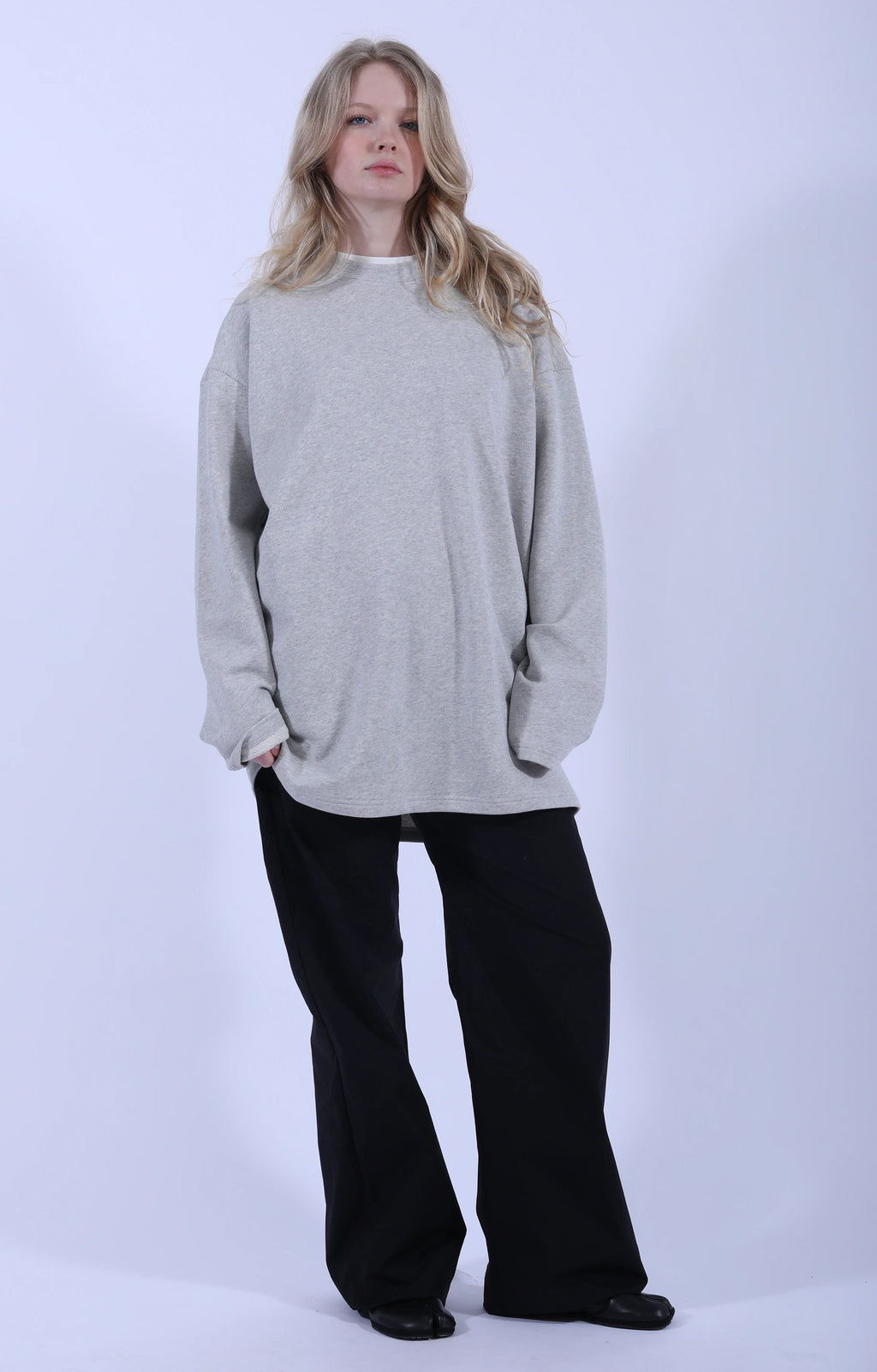 Long Sleeve Sweater Boy Grey Melee