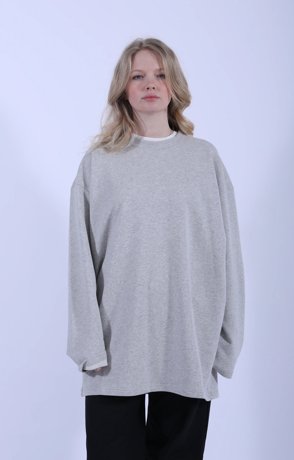 Long Sleeve Sweater Boy Grey Melee