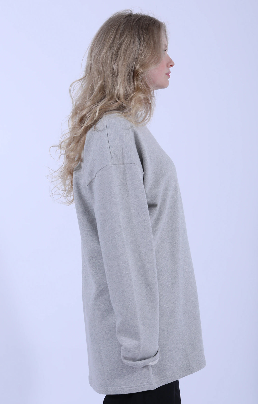 Long Sleeve Sweater Boy Grey Melee