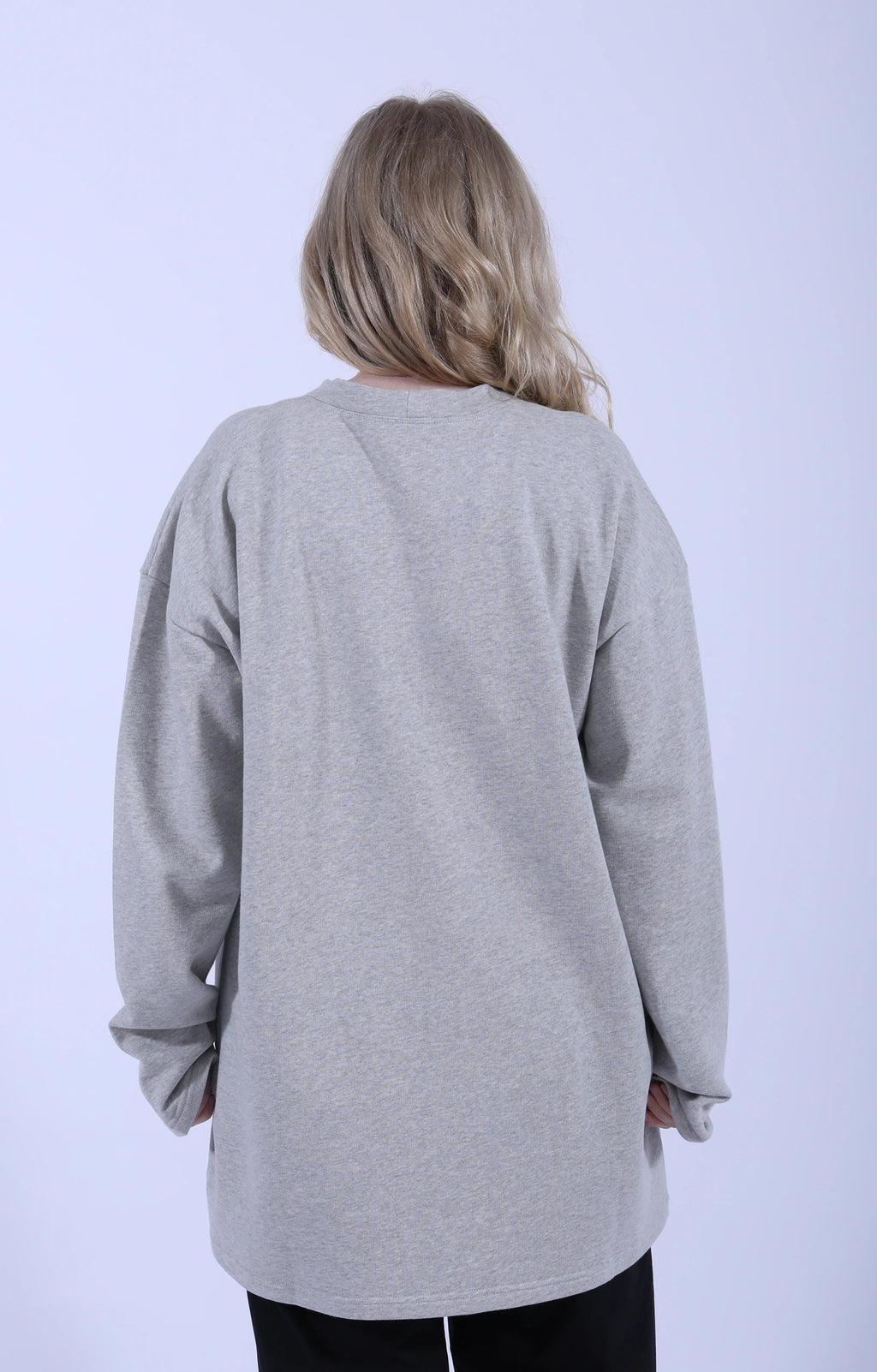 Long Sleeve Sweater Boy Grey Melee