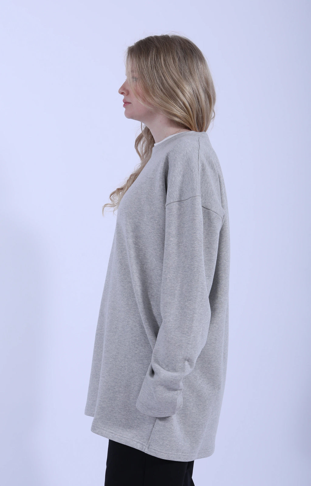 Long Sleeve Sweater Boy Grey Melee