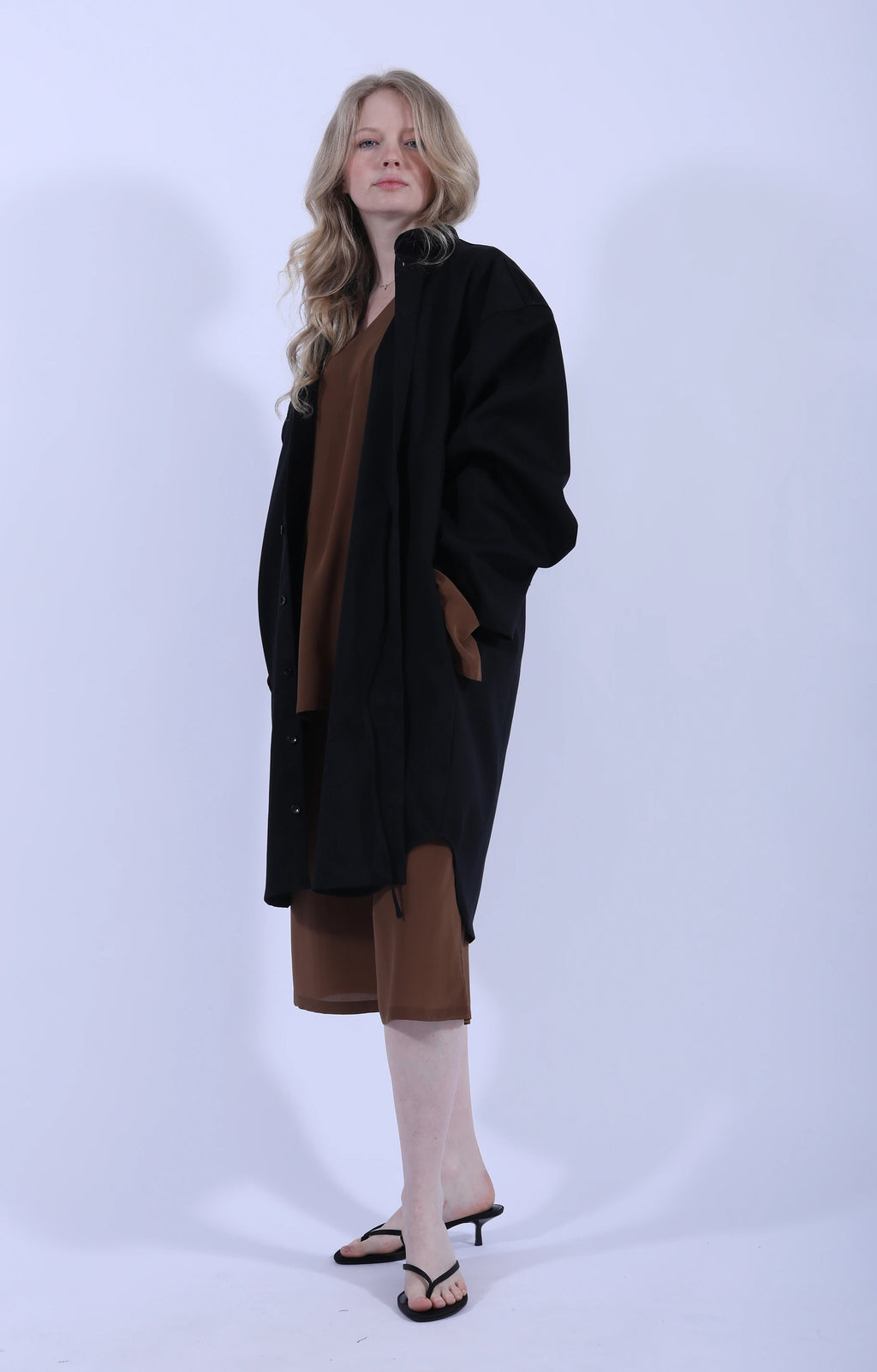 No.10 Coat Black Double Canvas