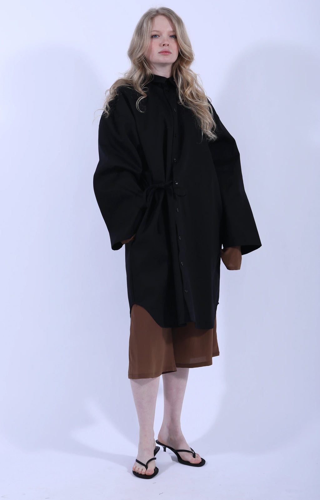 No.10 Coat Black Double Canvas