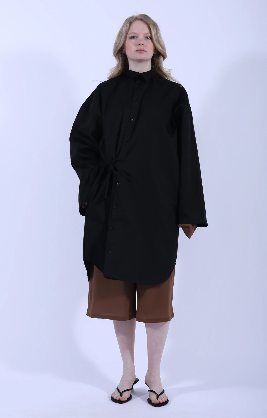 No.10 Coat Black Double Canvas