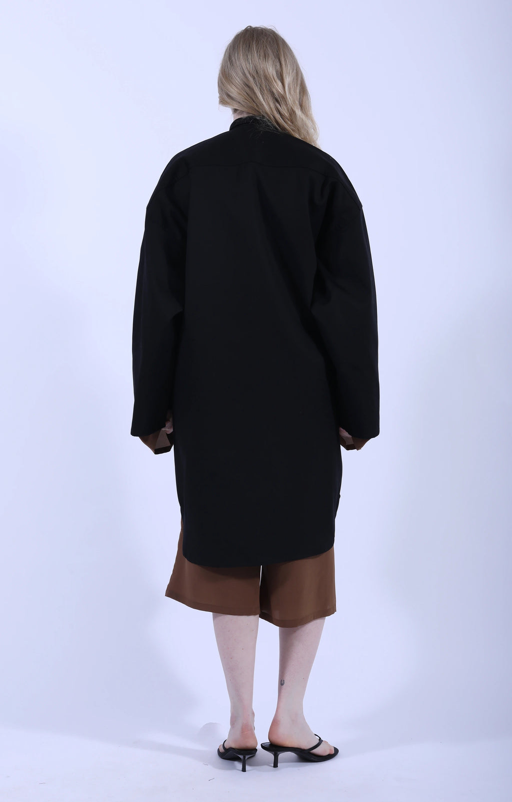 No.10 Coat Black Double Canvas