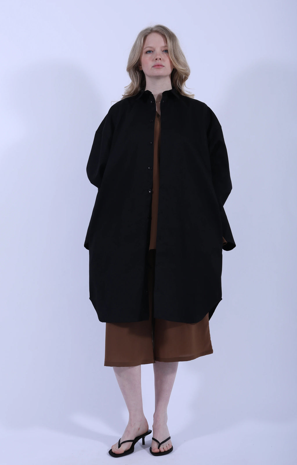 No.10 Coat Black Double Canvas