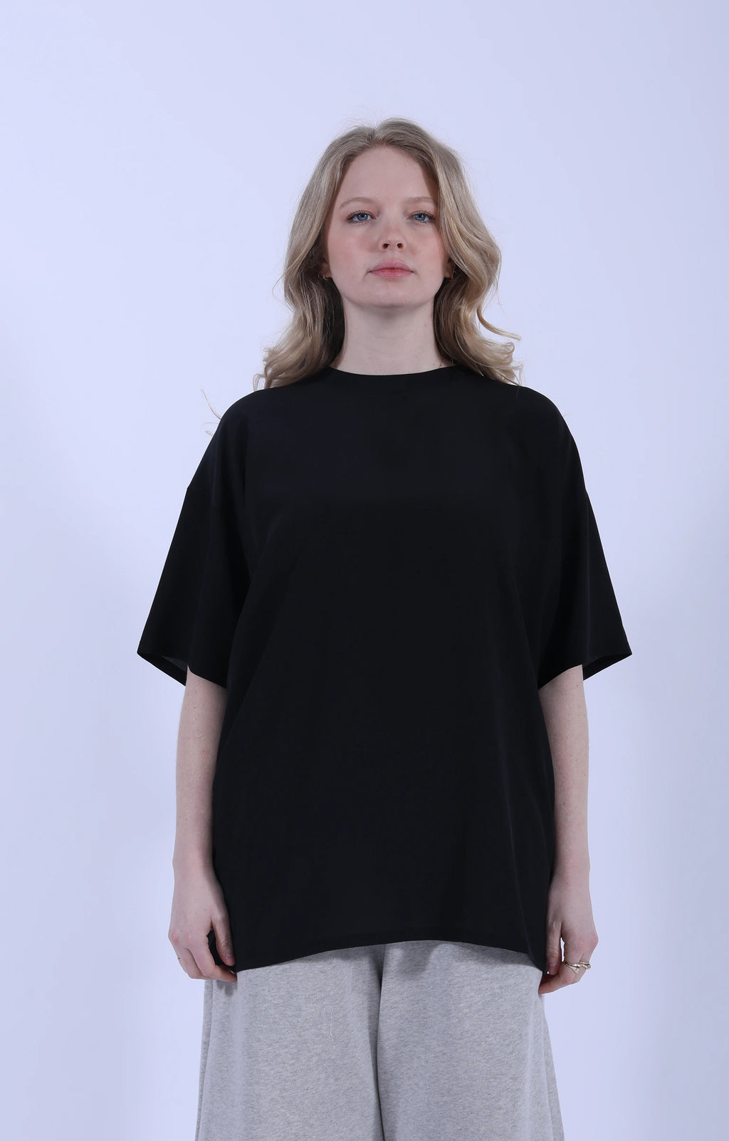 LOL Mini Short-Sleeve Black Silk