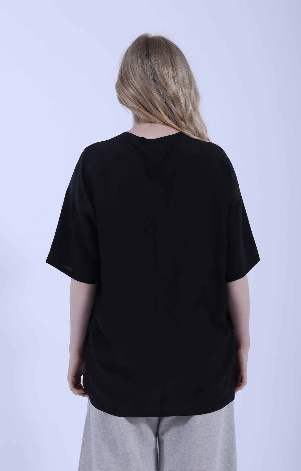 LOL Mini Short-Sleeve Black Silk