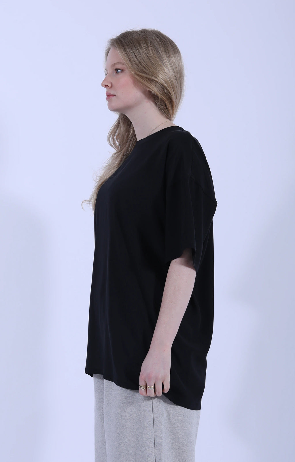 LOL Mini Short-Sleeve Black Silk