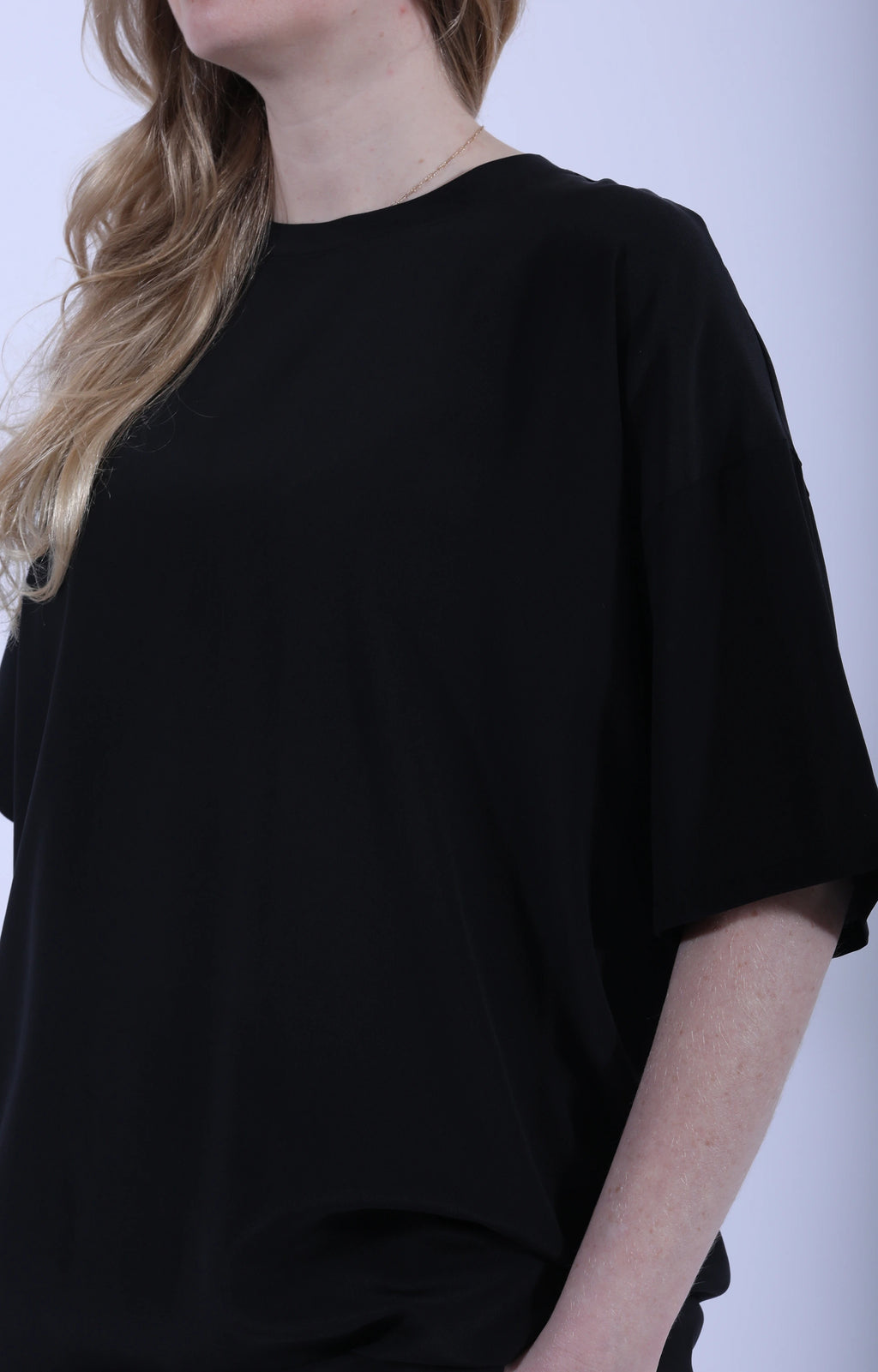 LOL Mini Short-Sleeve Black Silk
