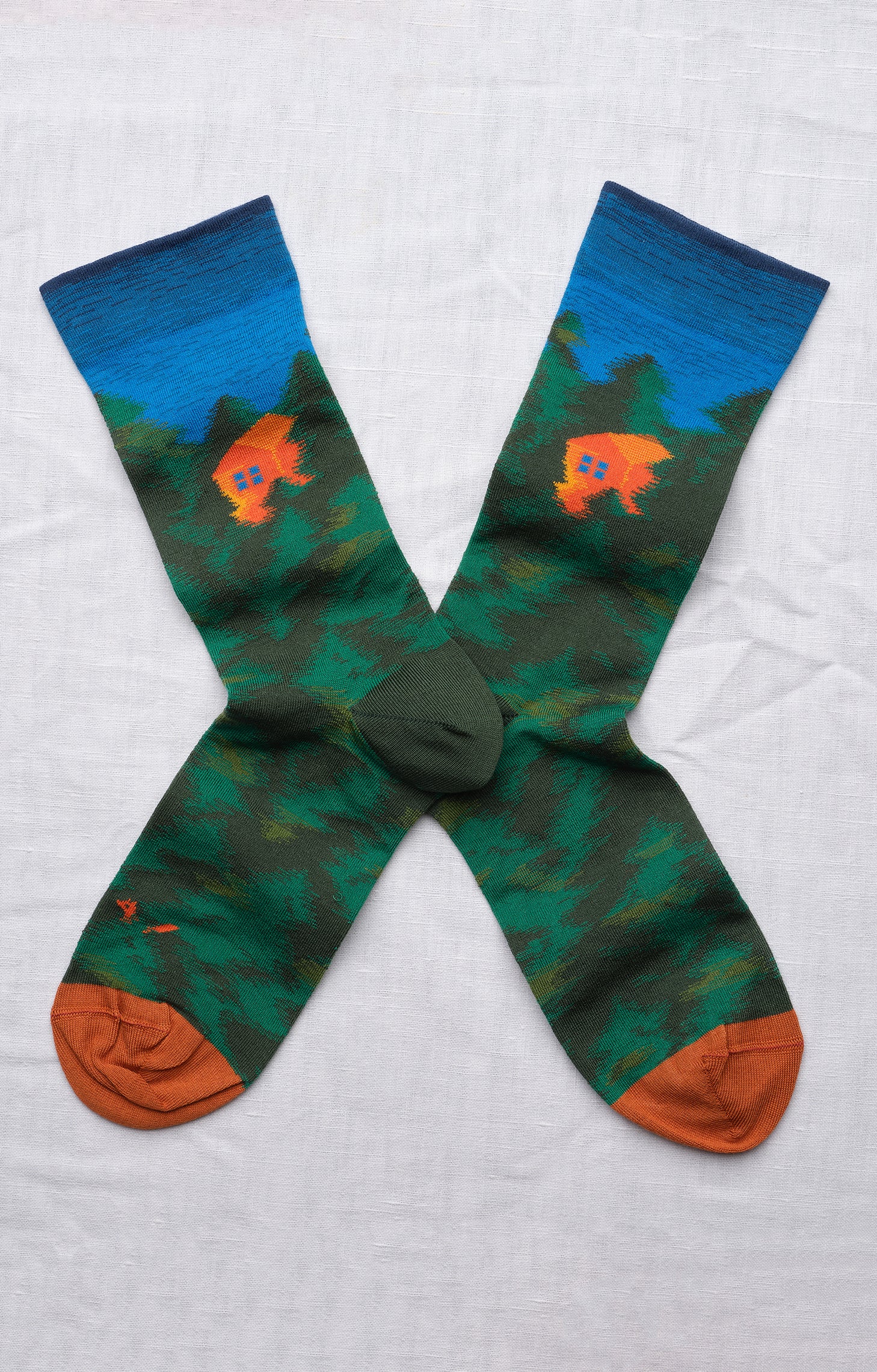 Chaussette Maison Foret