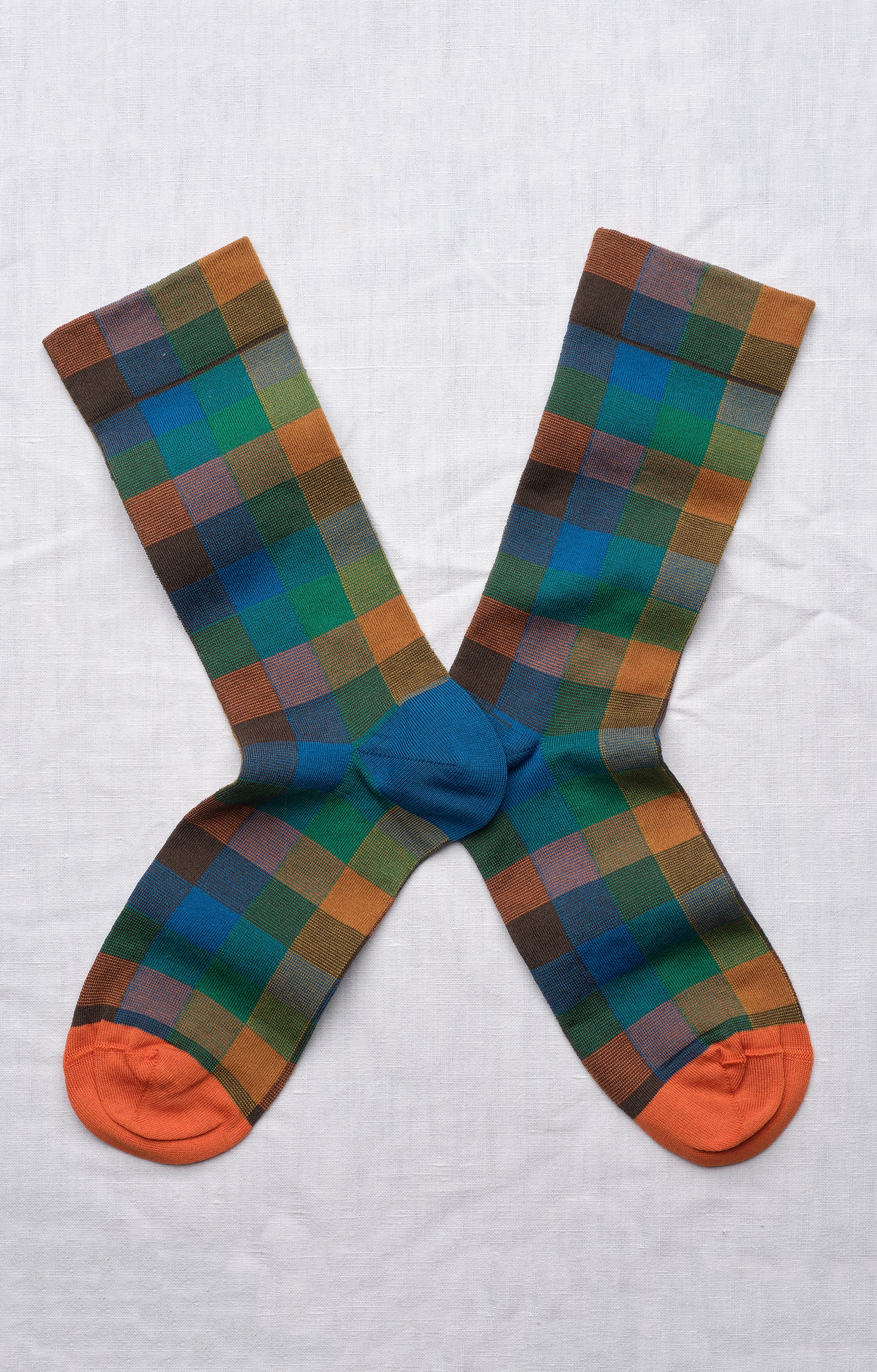 Chaussette Carreux Mykonos