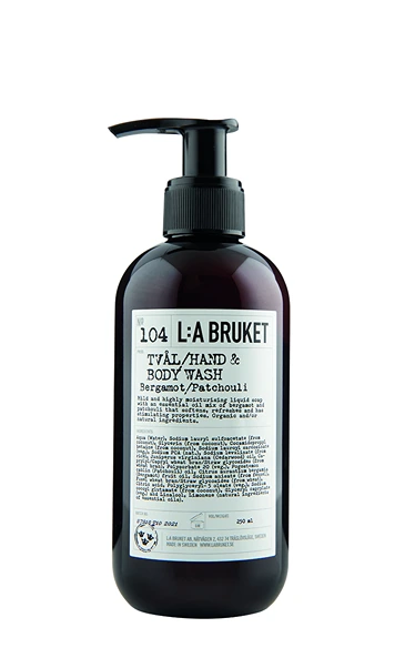 No. 104 Hand & Body Wash 240ml Bergamot & Patchouli