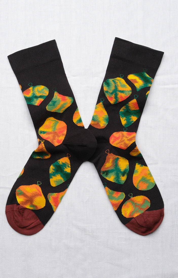 Chaussettes Boules Faux-Noir