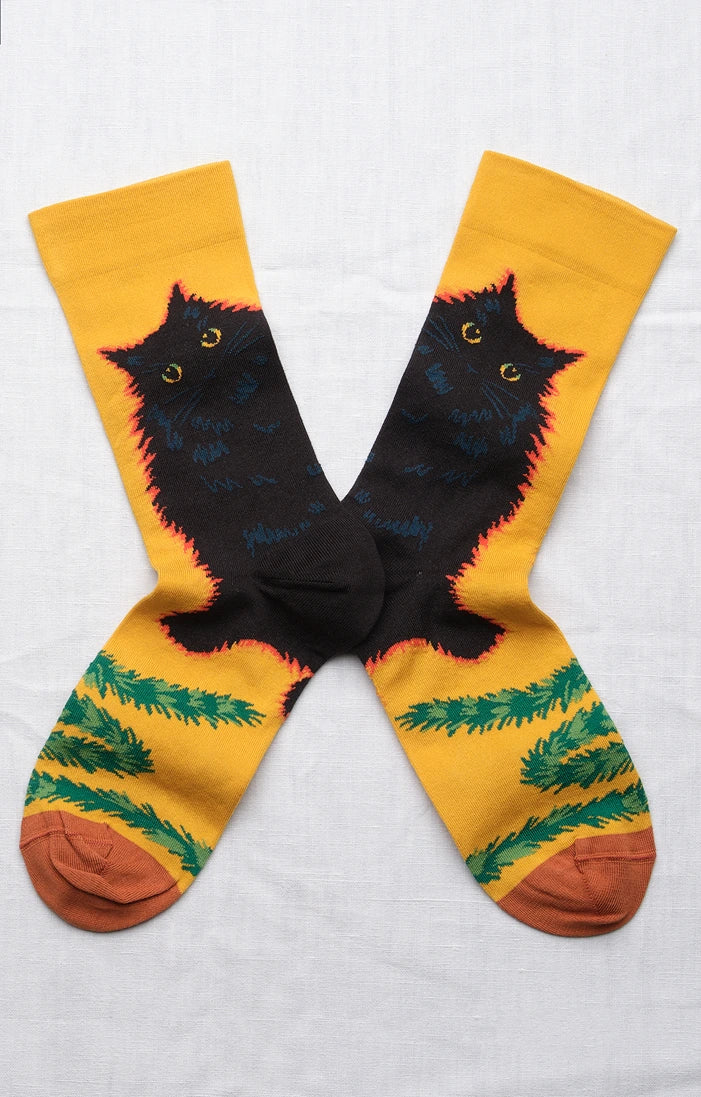Chaussettes Chat Bouton d'Or
