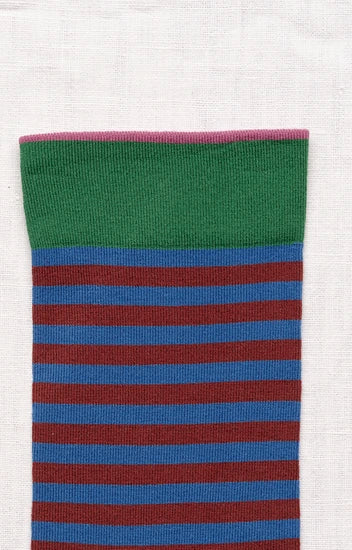 Chaussettes Rayures Cobalt