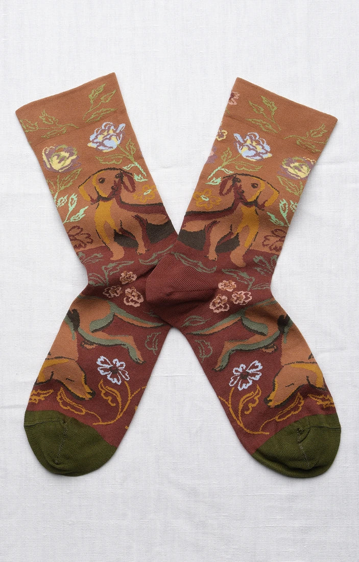 Chaussettes Chien Caramel