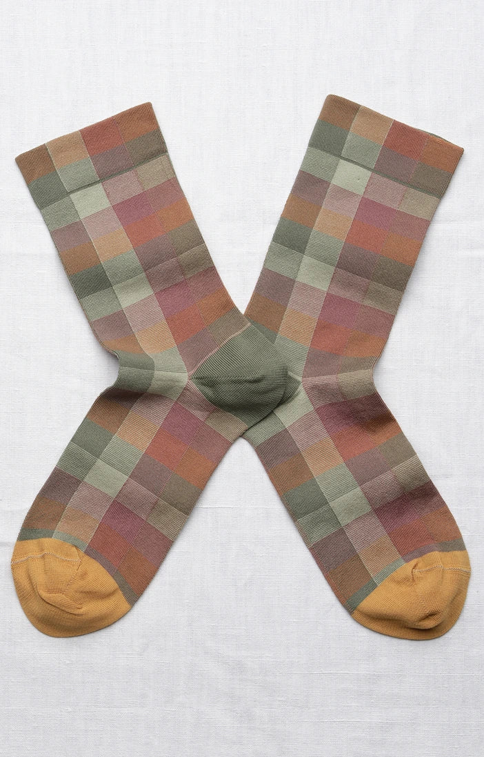 Chaussettes Carreaux Multico