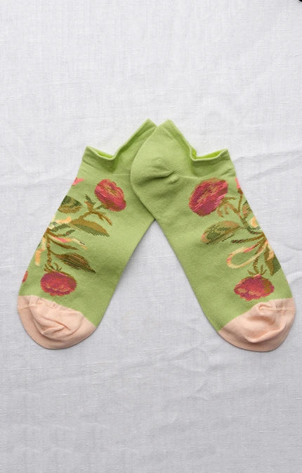 Socquette Noeud Lime