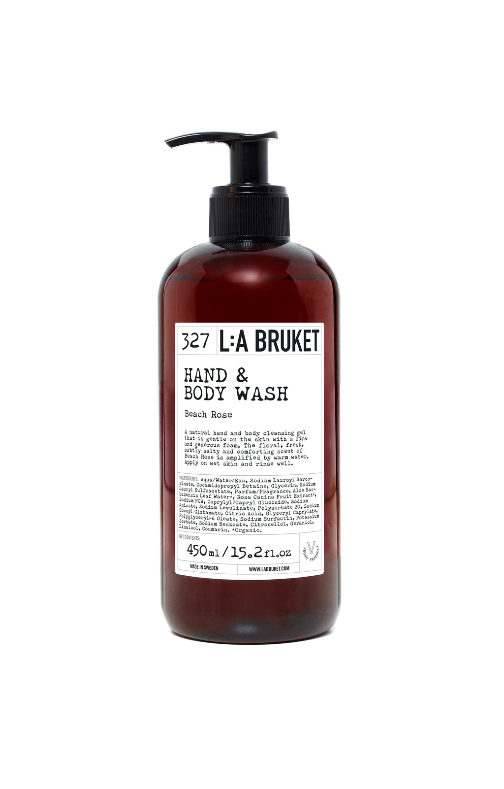No. 327 Large Hand & Body Wash Beach Rose