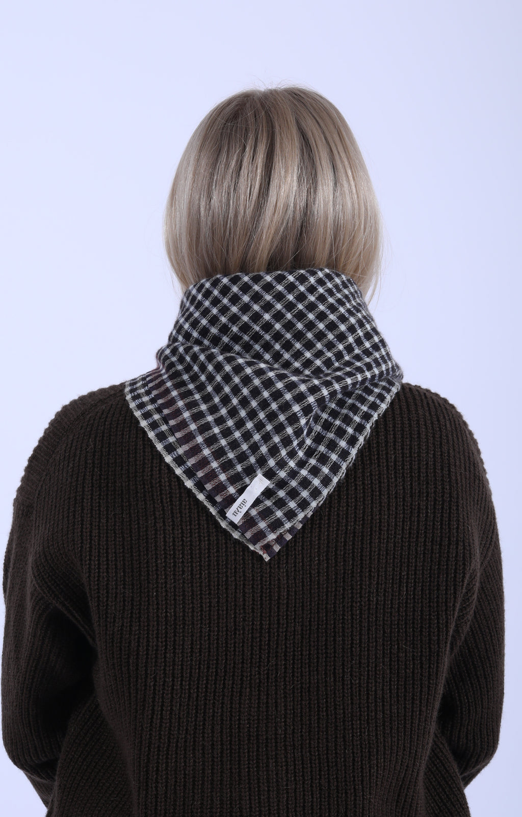 Adelina Cashmere Scarf Brown