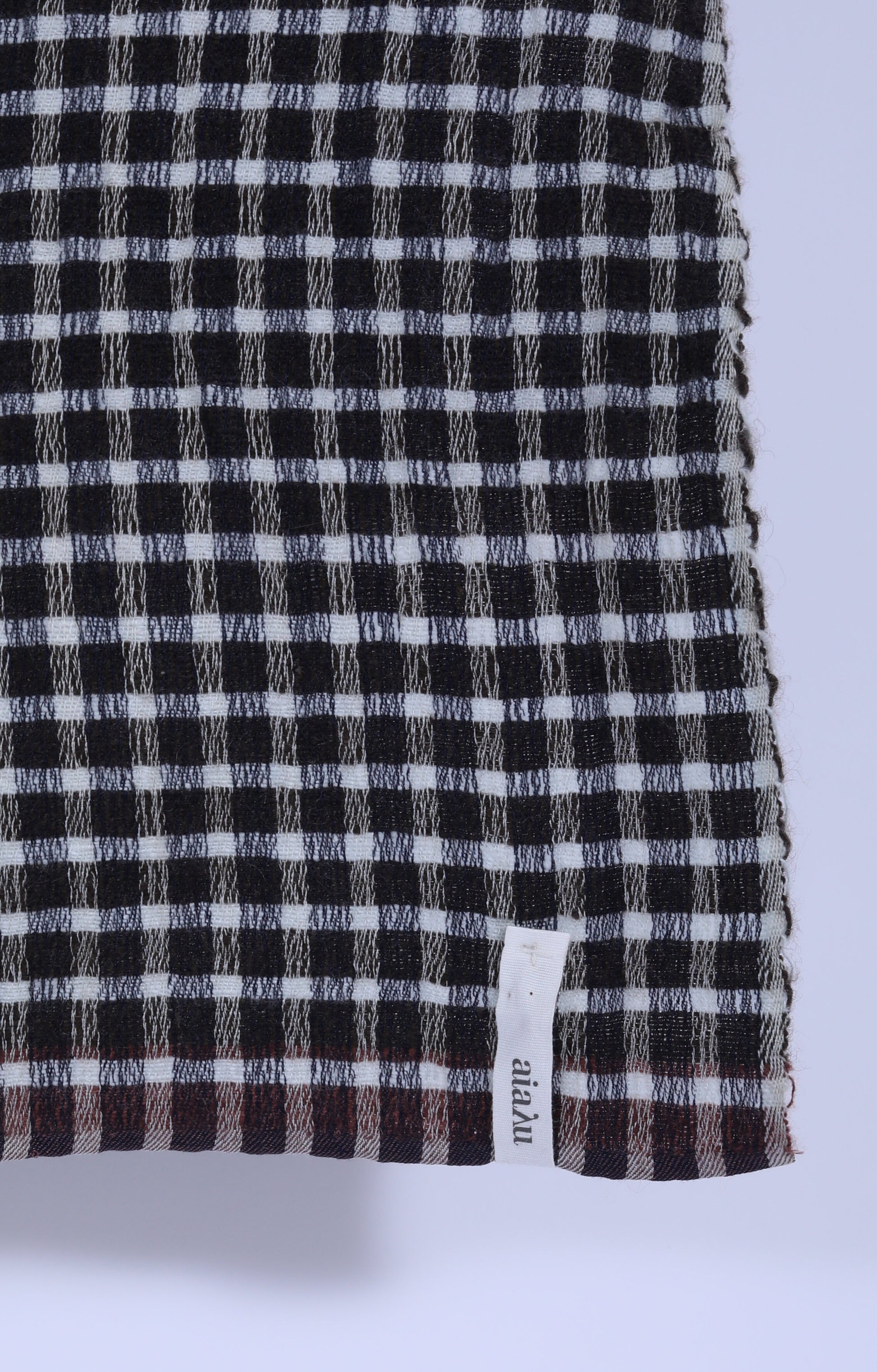 Adelina Cashmere Scarf Brown