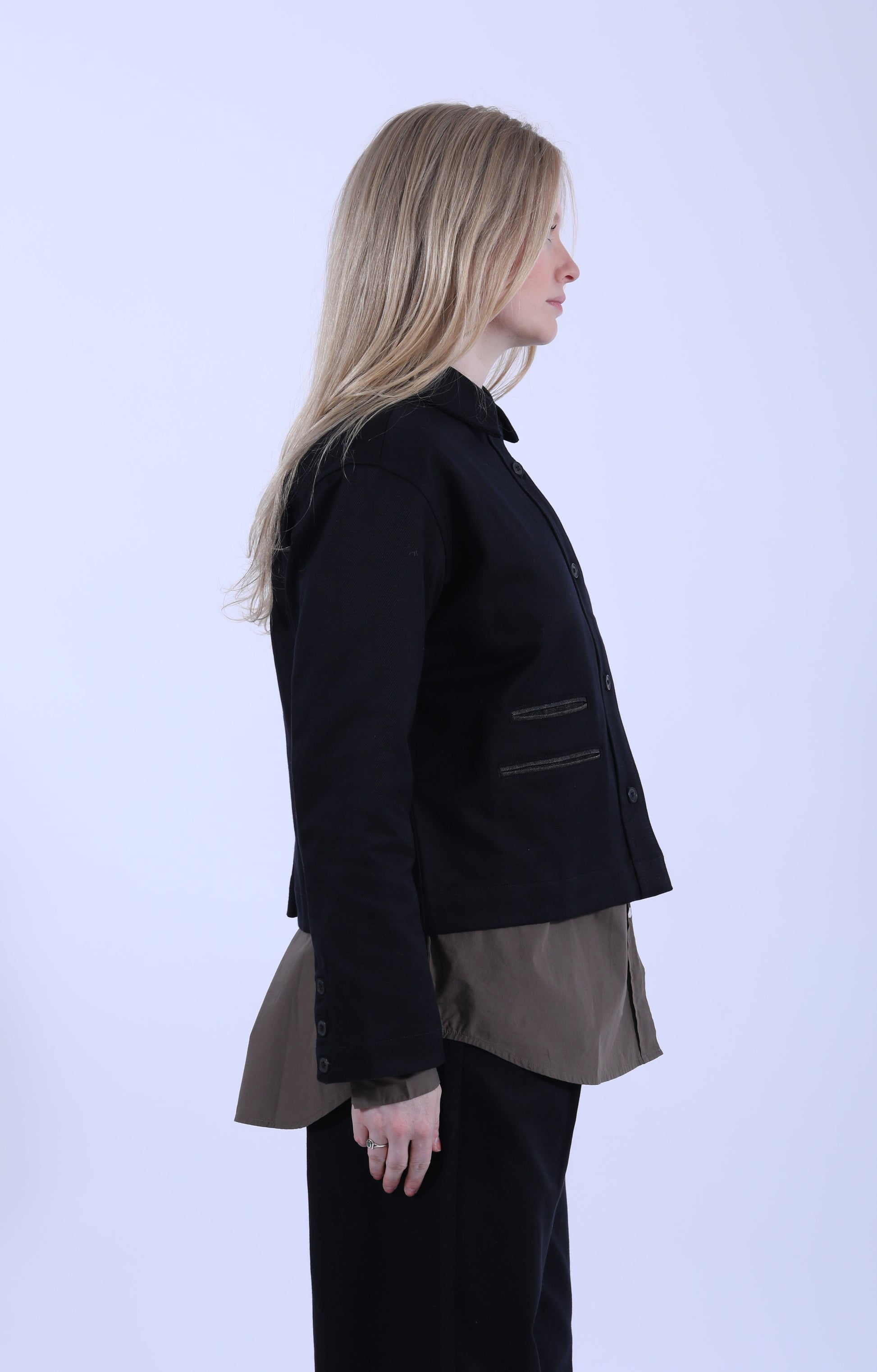 Lela Shirt Twill Black