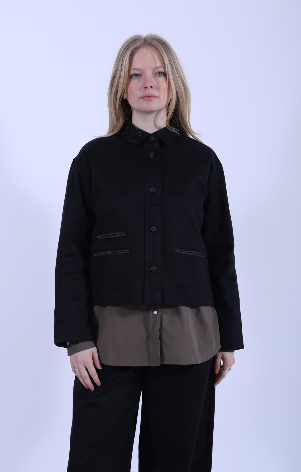 Lela Shirt Twill Black
