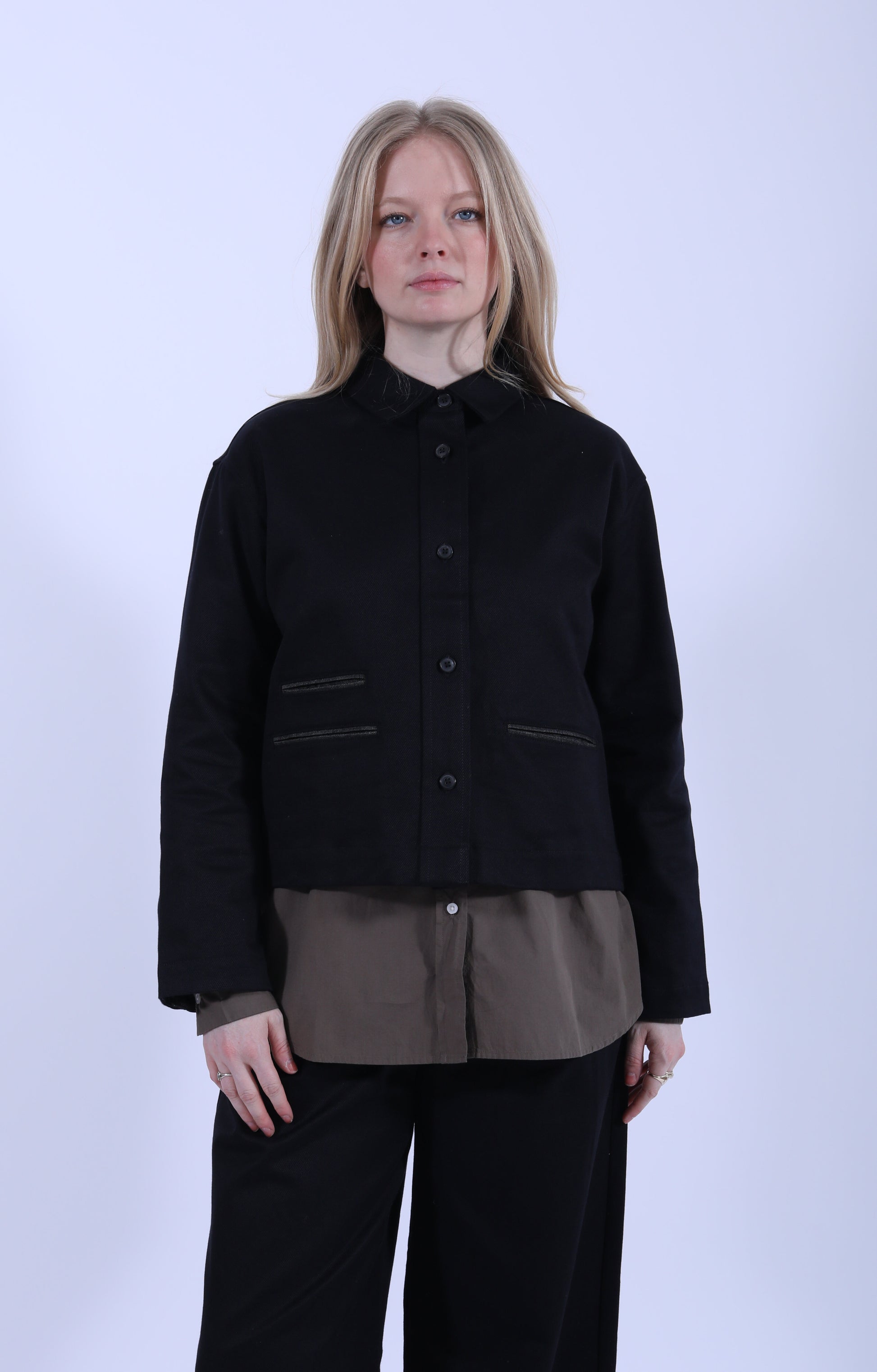 Lela Shirt Twill Black