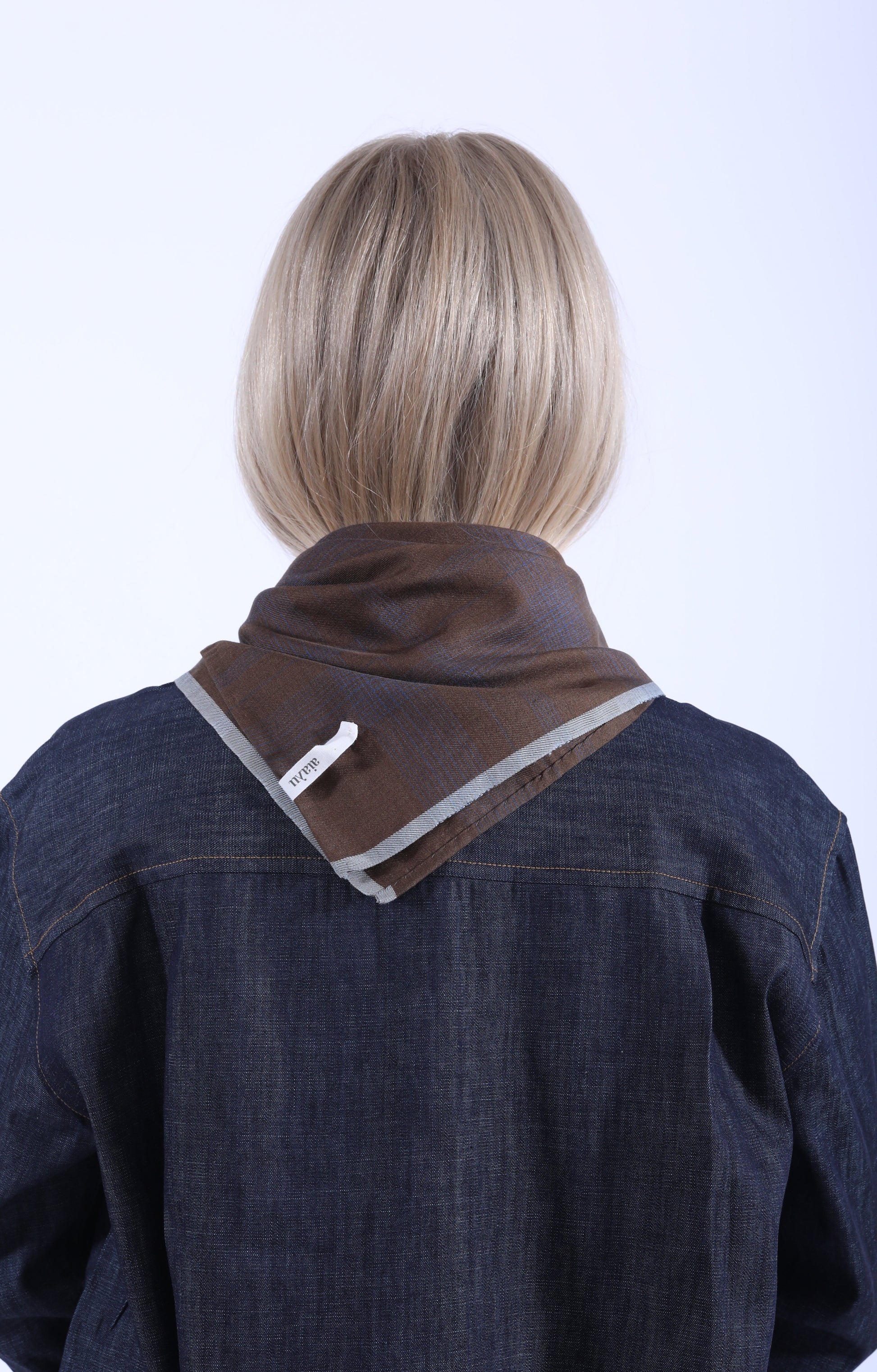 Malila Silk Scarf Chocolate