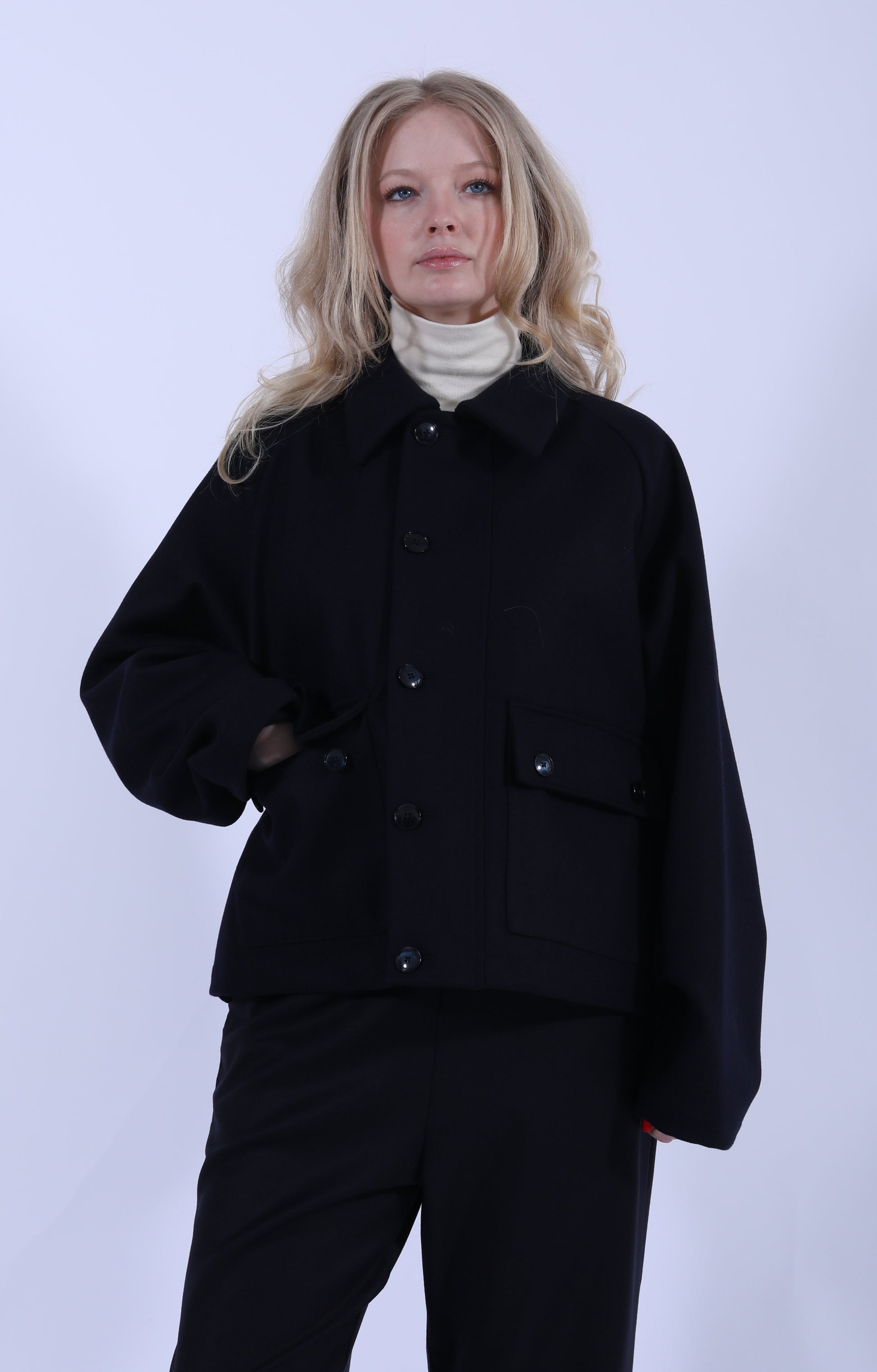 Coat Aria Navy