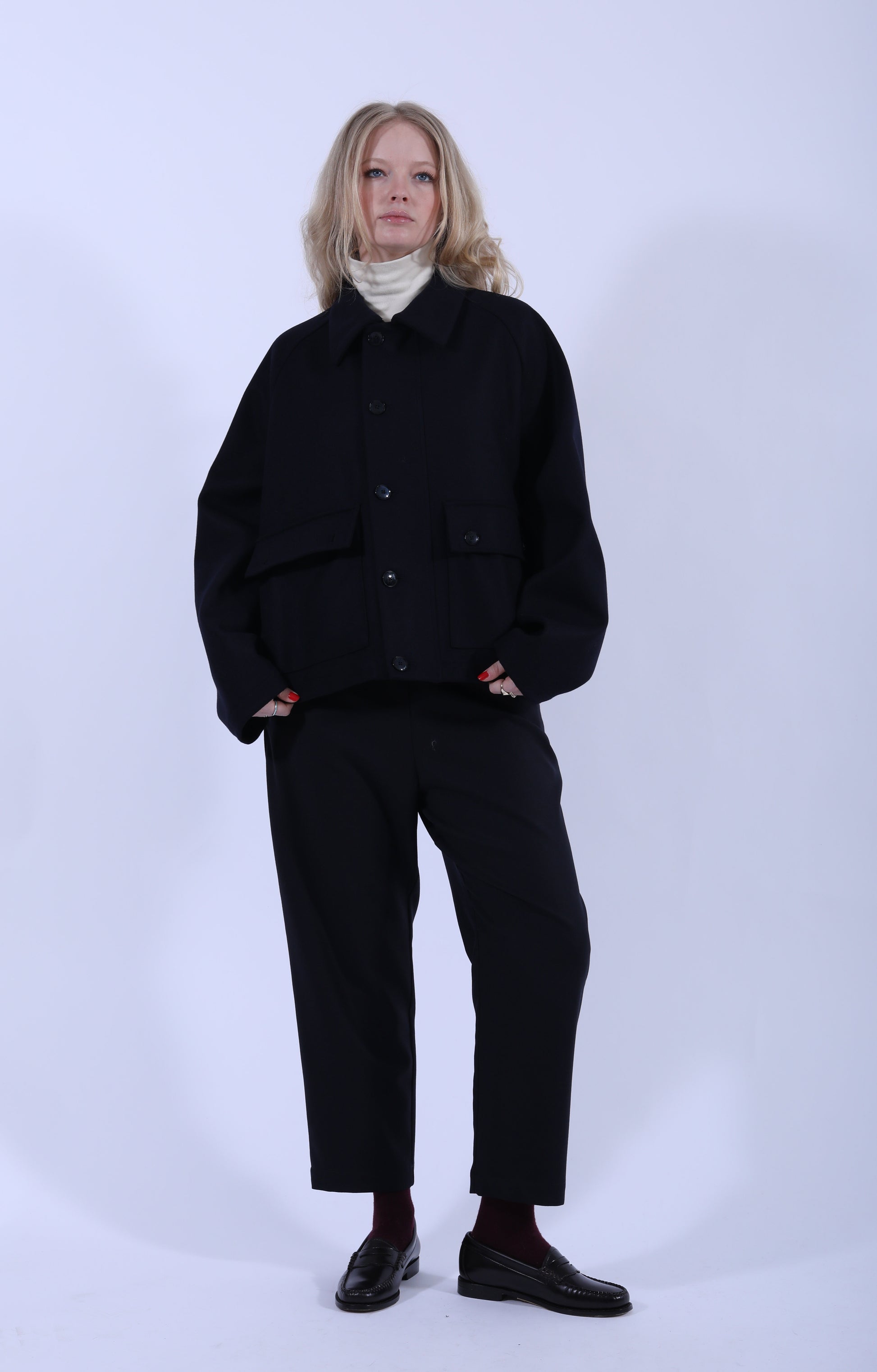 Coat Aria Navy