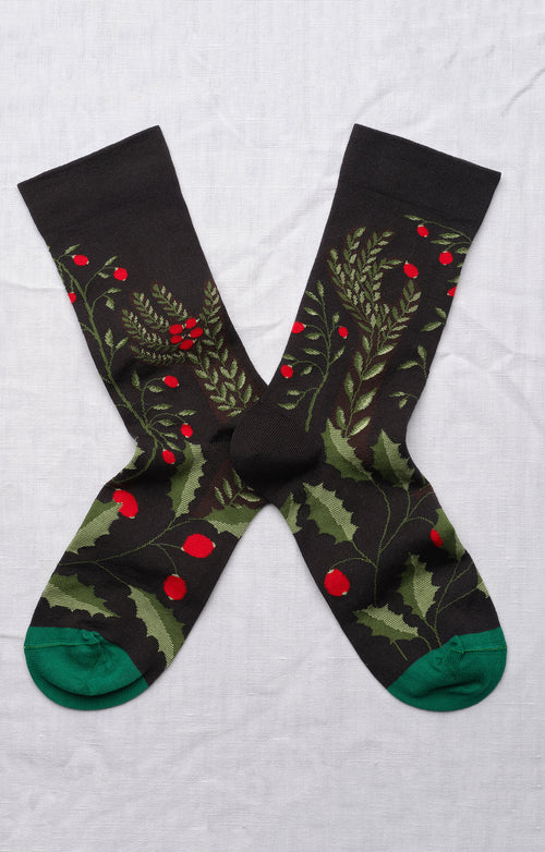Chaussette Cueillette Faux Noir