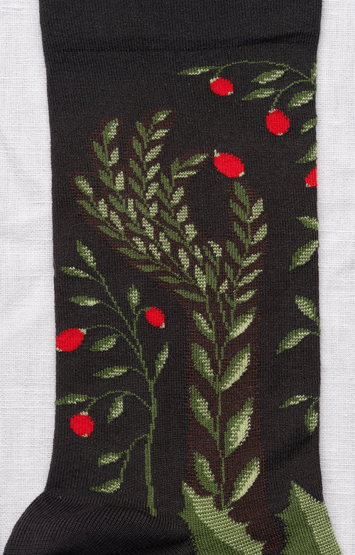 Chaussette Cueillette Faux Noir