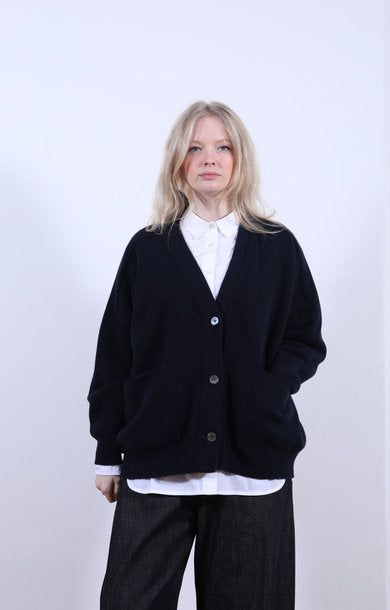 Meri Saddle Cardigan Marino