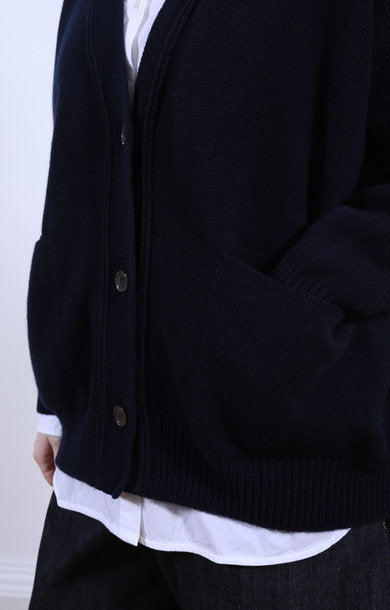 Meri Saddle Cardigan Marino