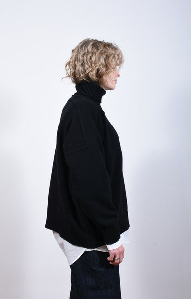 Meri Saddle Jumper Nero
