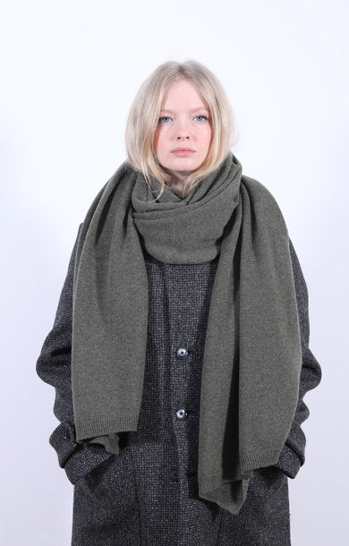 Selvedge Rib Scarf Borneo
