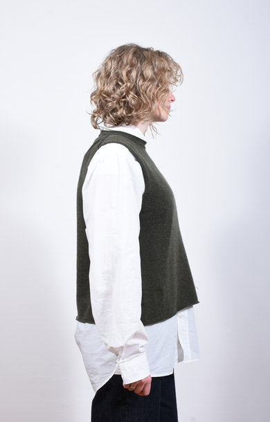 Tabard Vest w/ Pocket Loden