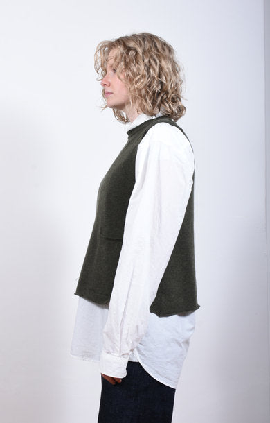 Tabard Vest w/ Pocket Loden