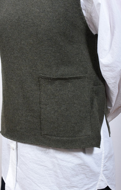 Tabard Vest w/ Pocket Loden