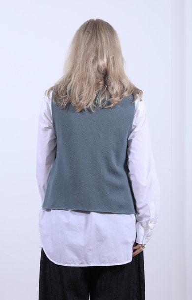 Tabard Vest w/ Pocket Purslane