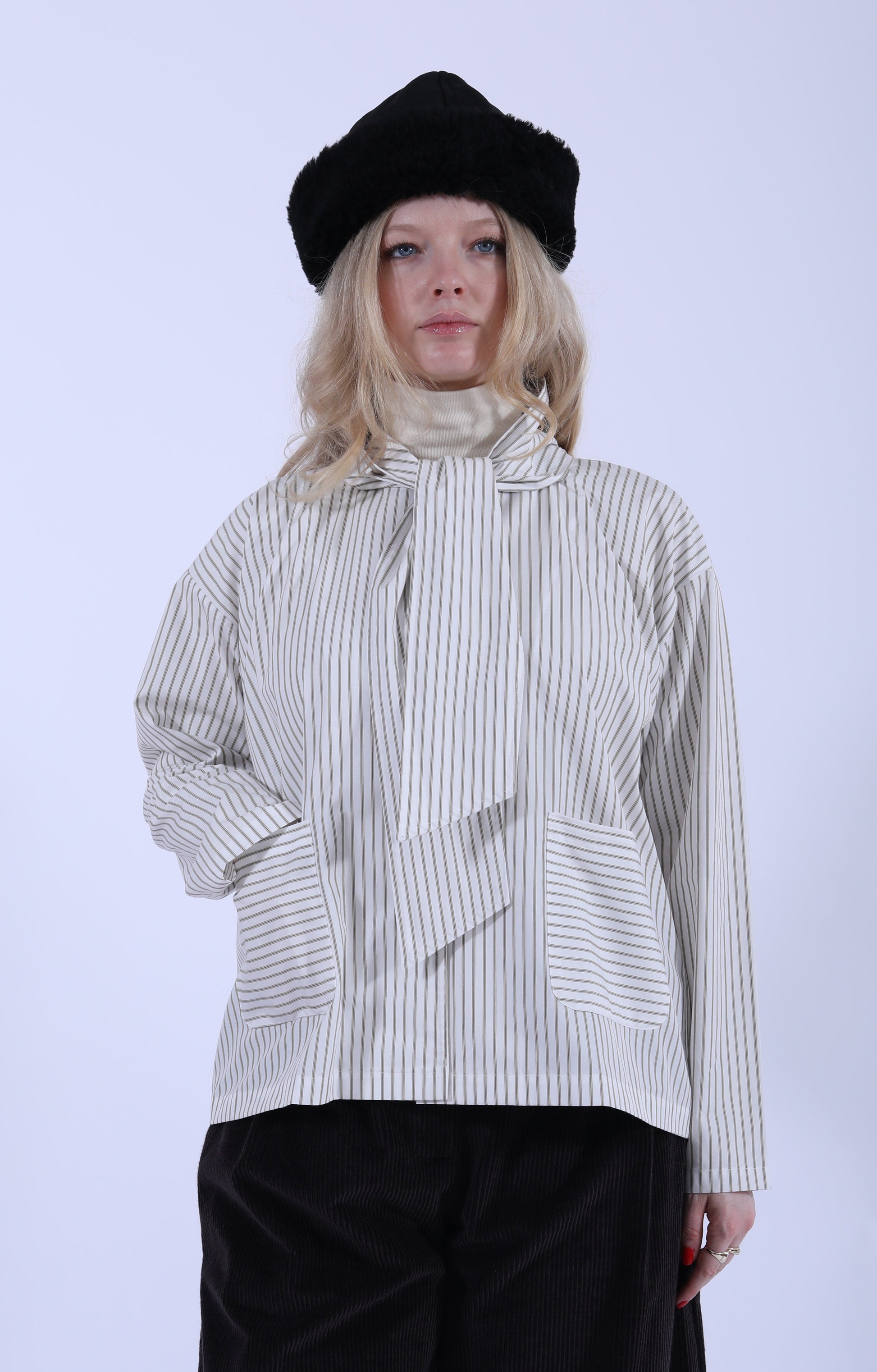 Dorothy Shirt Biscuit/Ecru